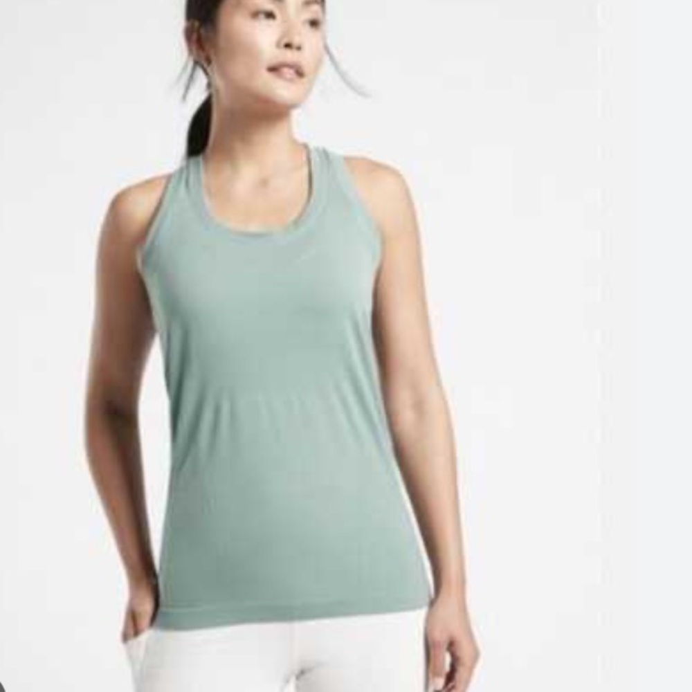 Athleta Women’s Momentum Tank Top | Gym Workout Yoga | Fitted Breathable | S